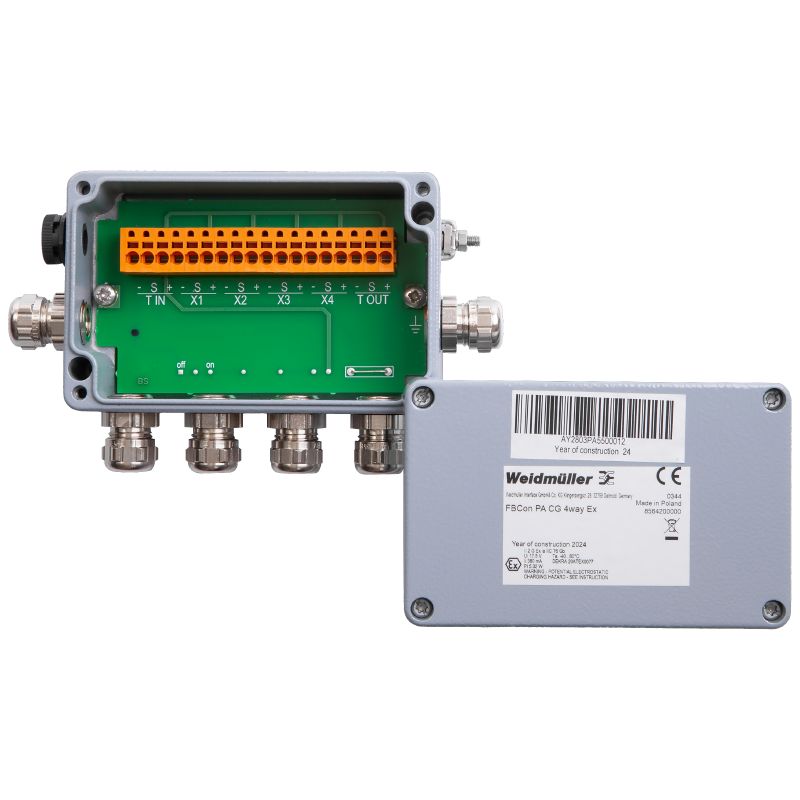 8564200000 - Intrinsically Safe Field Distributor for Profibus & Foundation Fieldbus