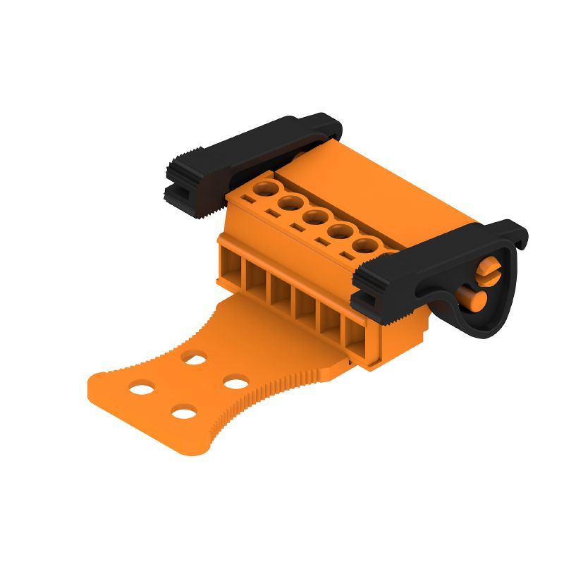 2444270000 - 3.81mm 6-Pole Male PCB Connector with Clamping Yoke (Pack of 50)