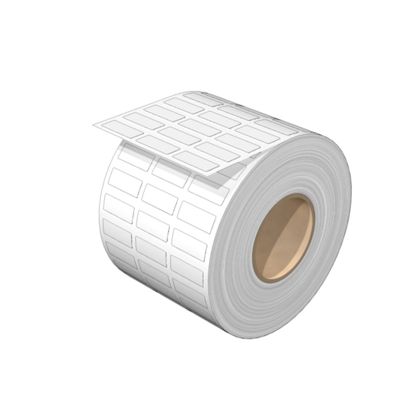 2005140000 - Self-Adhesive White Polyester Device Markers 8x20mm (Pack of 3000)