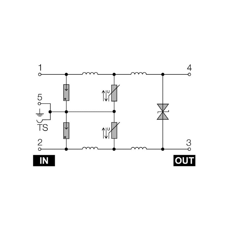 8472880000 - Compact Surge Protector for Control Systems, 6mm Wide, UL Certified (Pack of 10)