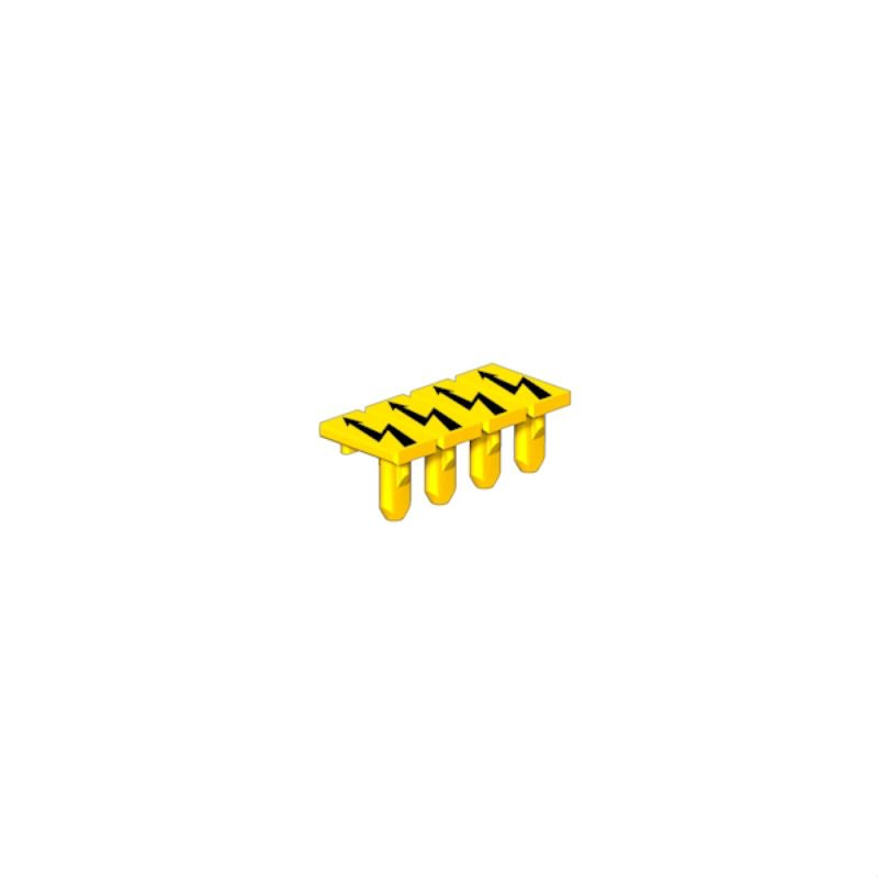 2635520000 - Yellow Terminal Marker, 6.2mm x 3.5mm, RoHS Compliant (Pack of 40)