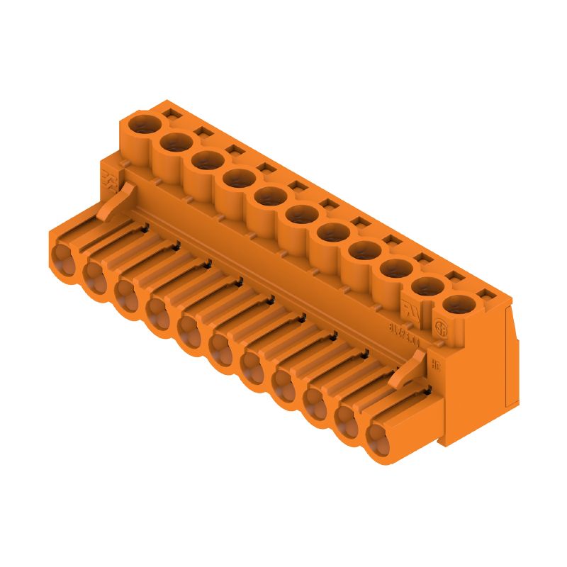 1954400000 - 11-Pole 5mm Female Plug Connector, 180° Clamping, 400V Rated (Pack of 30)