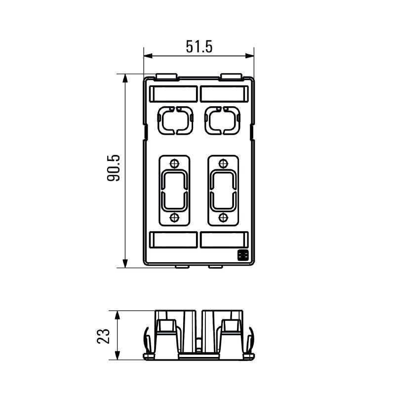 1450590000 - High-Quality Polycarbonate Insert Plate for Data Signals