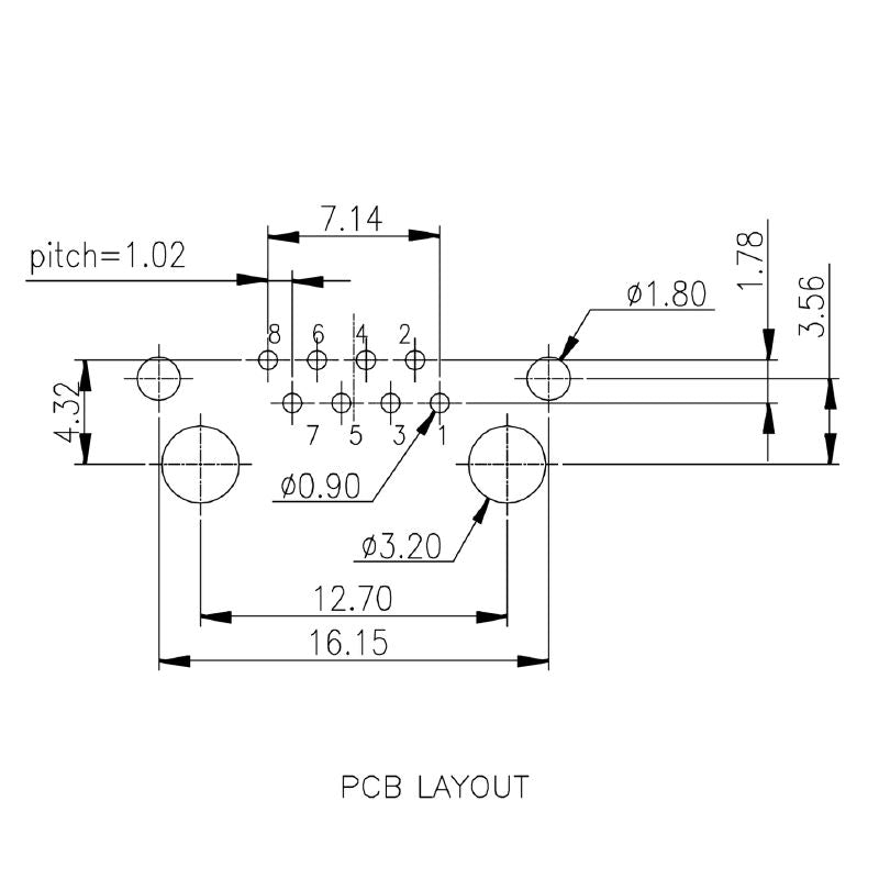 2562930000 - Cat. 5 RJ45 Modular Jack 90° for PCB Connections (Pack of 200)