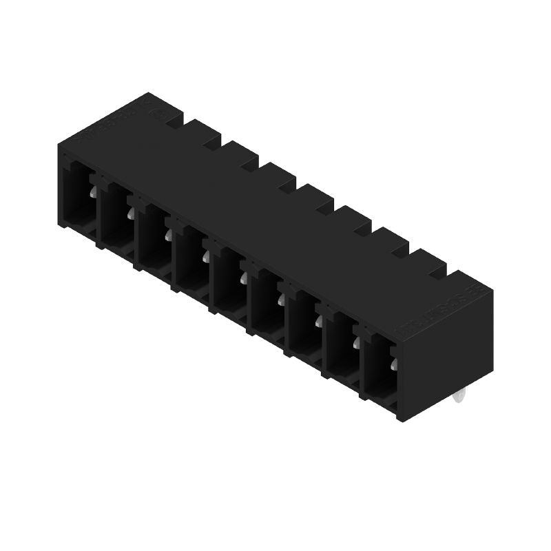 1862540000 - 3.81mm 9-Pole Black PCB Connector with 90-Degree Elbow (Pack of 50)