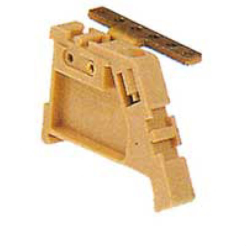 0258660000 - Beige End Bracket for TS 35 Rail, 16.5mm Width (Pack of 20)