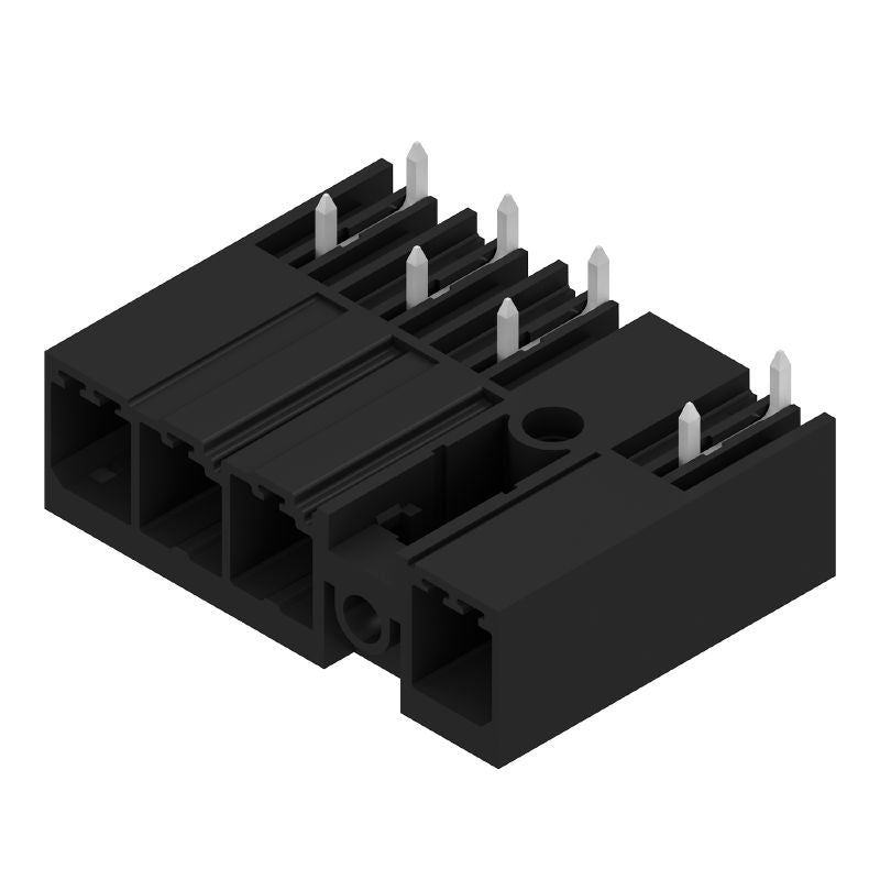1464360000 - 7.62mm Pitch Black PCB Connector with 4 Poles at 270° (Pack of 48)