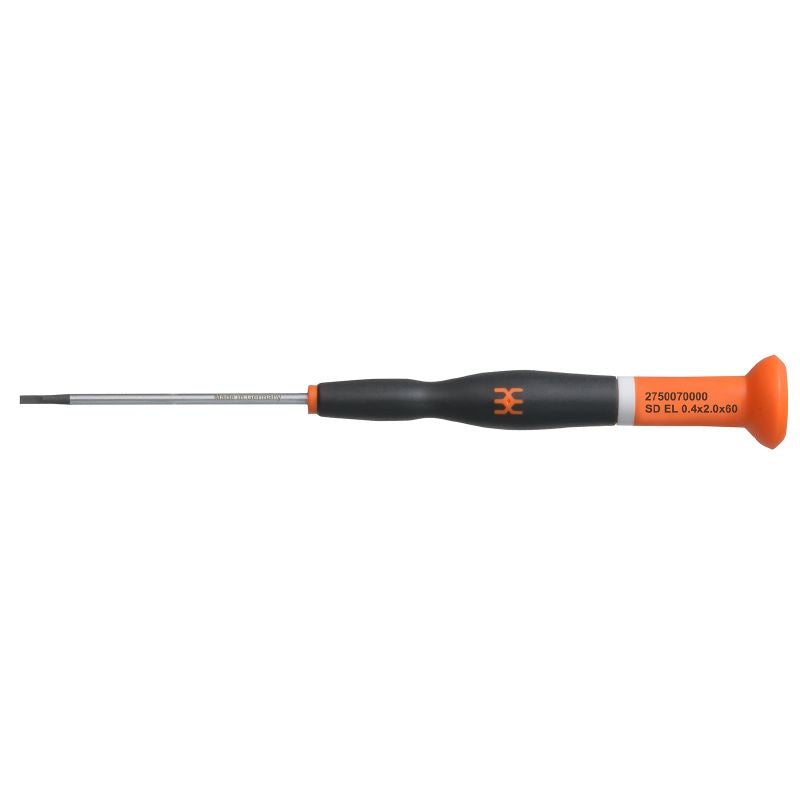 2750070000 - 0.4mm Slotted Screwdriver, 60mm Blade Length