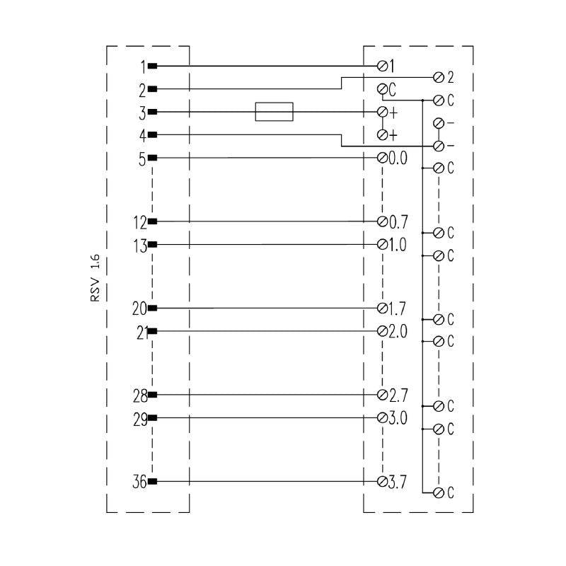 9441710000 - RS 32IO 2W Interface Device with Screw Connection, 200mm Width