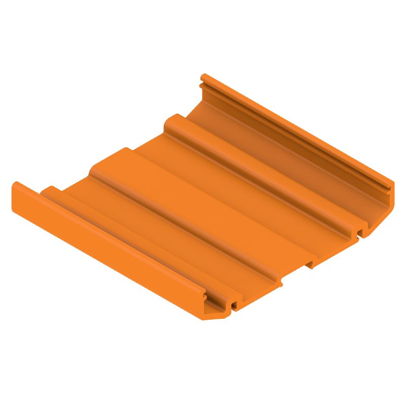 4144870000 - 2000mm Orange PVC Profile Housing, RoHS Compliant (Pack of 2)