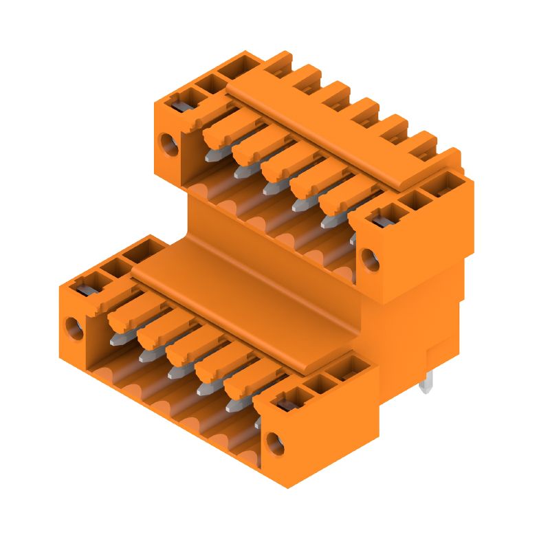 1642390000 - 3.5mm Pitch 12-Pole Header Connector in Orange Box (Pack of 50)