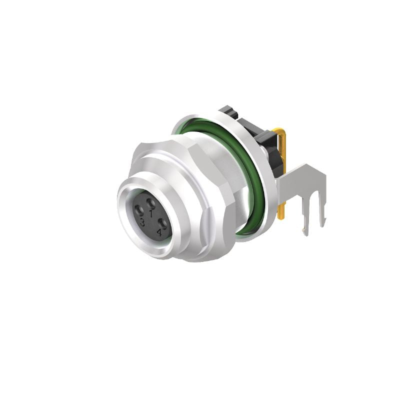 2424250000 - M8 IP67 Connector with M12 Thread and 3 Poles (Pack of 10)