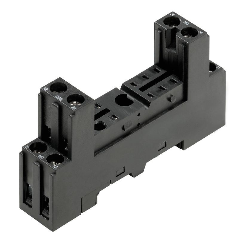 8693930000 - Flat Design Relay Socket, 50mm Depth, 2 CO Contacts (Pack of 10)