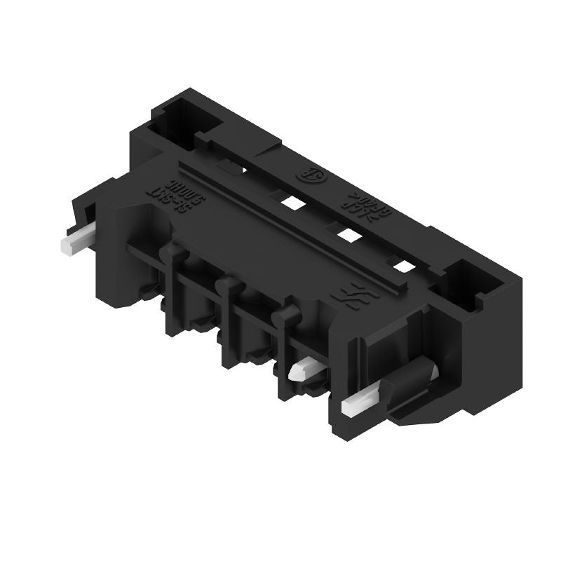 1796800000 - 5.00mm 4-Pole Male PCB Connector, 180° THT/THR Solder Flange (Pack of 60)