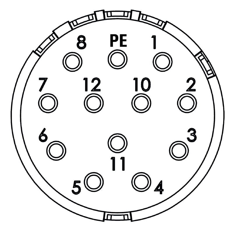 1224610000 - Durable Sensor/Actuator Plug-In Connector with 8A Power Rating