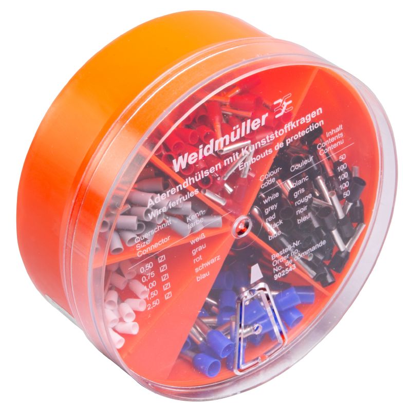 9025430000 - DIN-Compliant Wire Ferrule Box, 40mm Height, 92mm Diameter