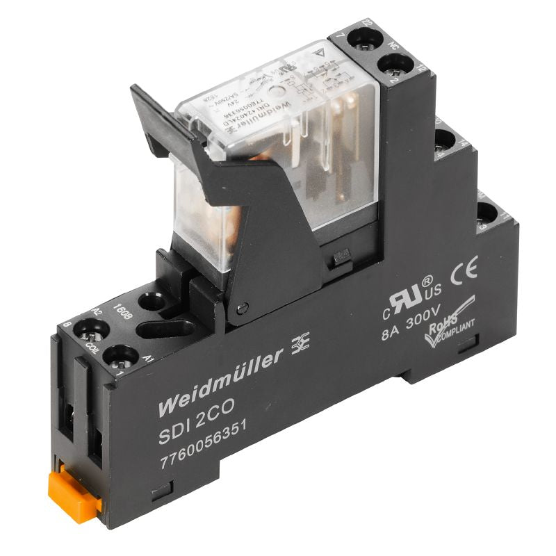 2476820000 - 24VDC Relay Module with 2 CO Contacts, 5A Capacity (Pack of 10)