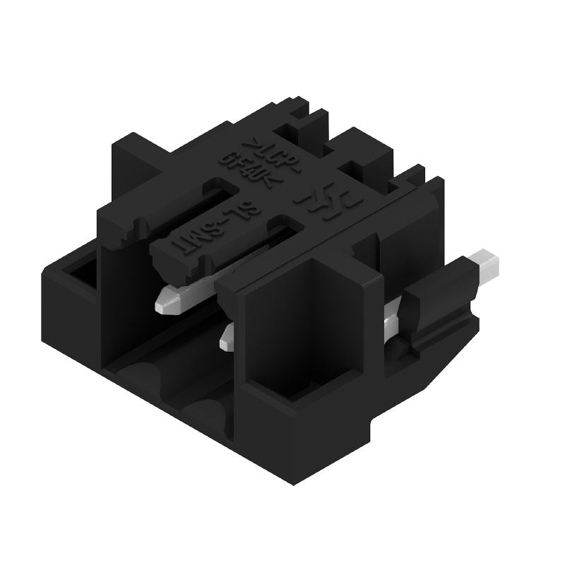 1379610000 - 3.50mm Male Header Connector with 90° Orientation and Clip Flange (Pack of 100)