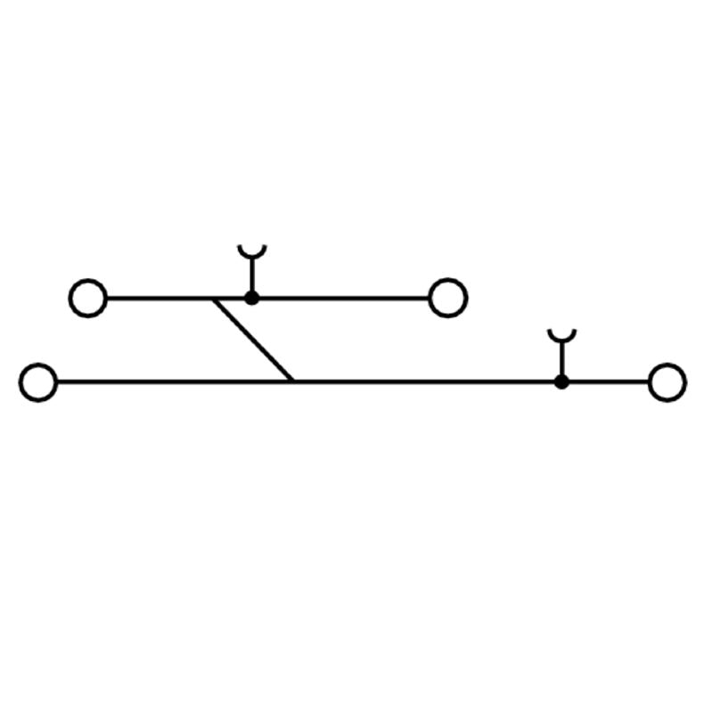 1022300000 - Modular 2.5mm² Terminal, Dark Beige, 4 Connections for DIN Rail (Pack of 50)