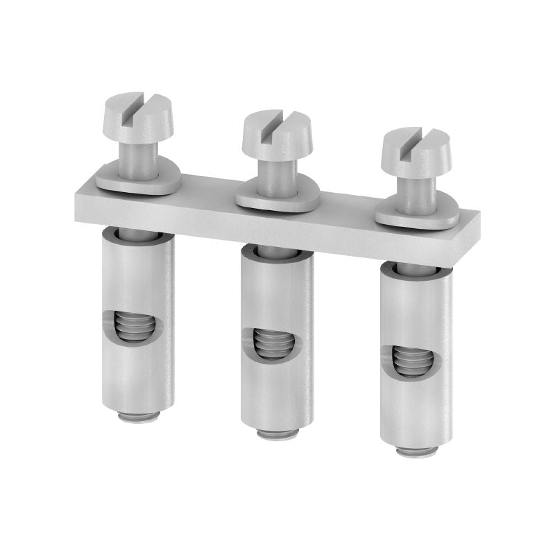 0457200000 - 3-Pole Cross-Connector 26.8mm Grey, 57A Rated (Pack of 50)
