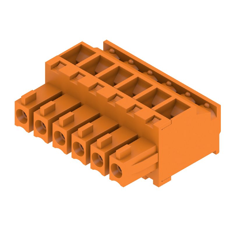 1939870000 - Female PCB Connector 3.81mm 6 Poles, 90° Angle (Pack of 50)