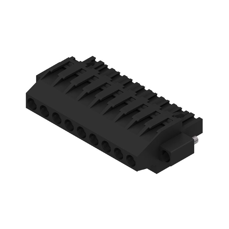 1950650000 - 5.08mm 9-Pole PCB Connector, 270° Angle, Clamping Yoke (Pack of 30)