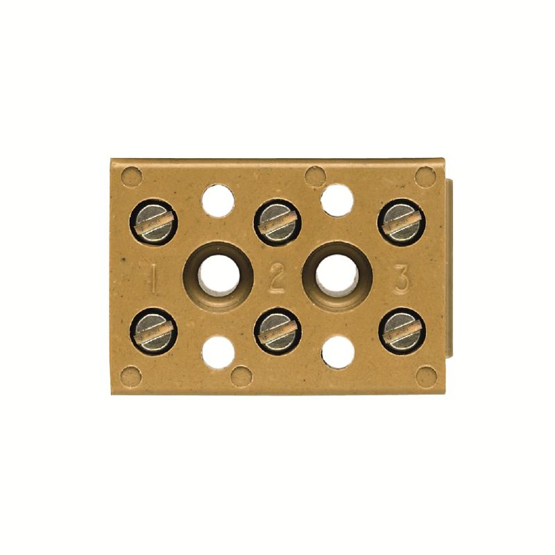 0624920000 - Medium Yellow Terminal Strip, 6 Connections, 32A, 400V (Pack of 100)