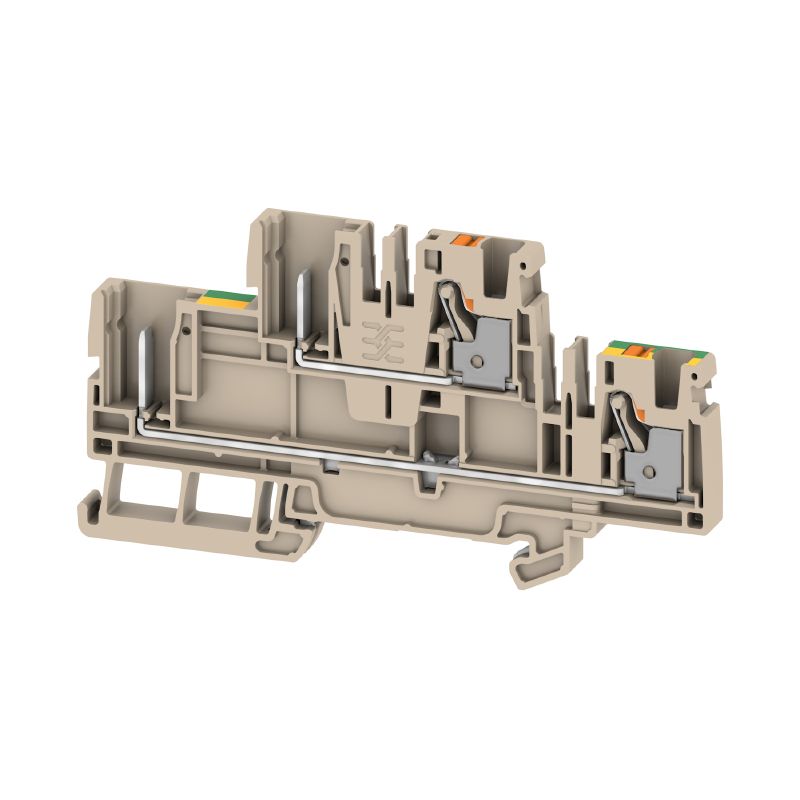 2540290000 - Push In Feed-Through Terminal, 4mm², 800V, Dark Beige (Pack of 50)