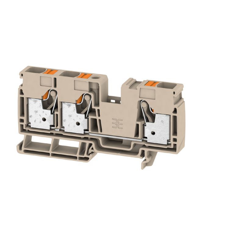 2494090000 - Dark Beige Push-In Terminal, 16 mm², 1000 V, 76 A (Pack of 20)