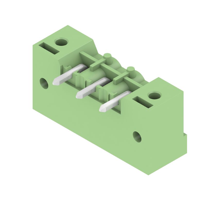 1401730000 - 5.08mm 3-Pole Male PCB Connector with THT Solder Flange (Pack of 72)