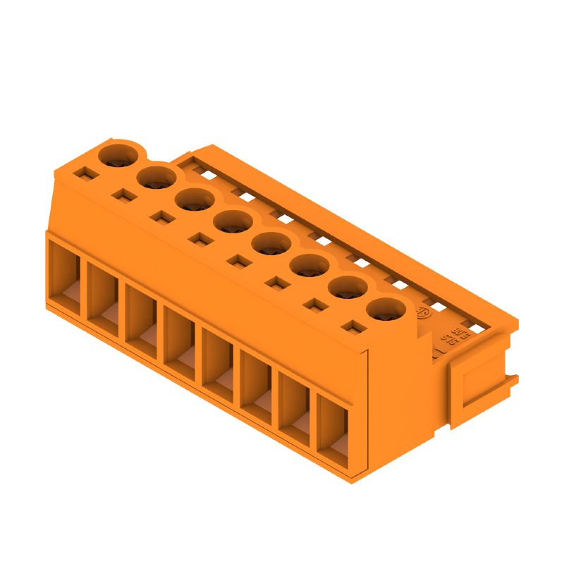 1627300000 - 5.08mm PCB Male Plug Connector, 8-Pole, 180° Angle (Pack of 42)