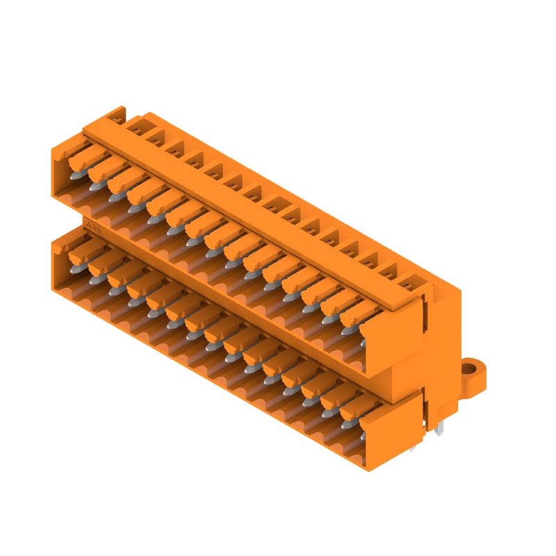 1633720000 - 3.50mm 32-Pole Orange PCB Connector with 90° Elbow (Pack of 10)