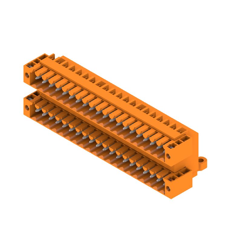 1633990000 - 3.5mm Male PCB Connector with 40 Poles and Flange (Pack of 10)