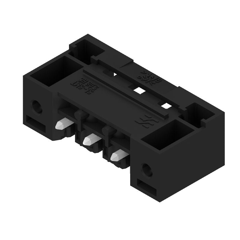 1847810000 - 5.08mm Male PCB Connector, 3 Poles, Flanged, Tinned Black (Pack of 72)