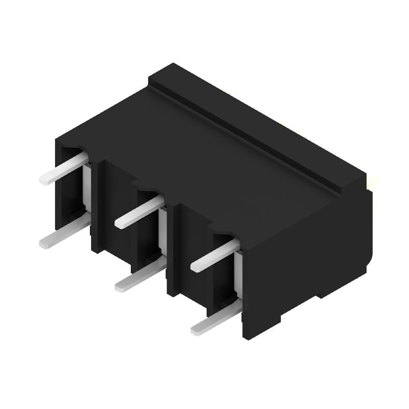 1875450000 - 7.5mm Black Circuit Board Terminals with 3 Poles at 180° (Pack of 175)