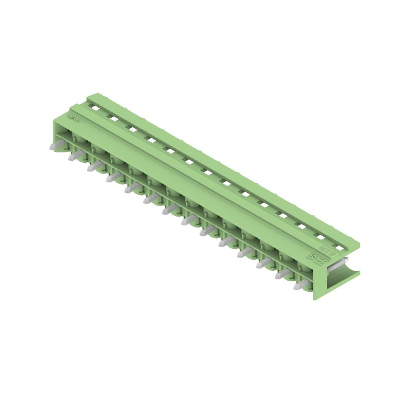 1410340000 - 14-Pole 5mm Green PCB Connector with 3.2mm Solder Pins (Pack of 50)