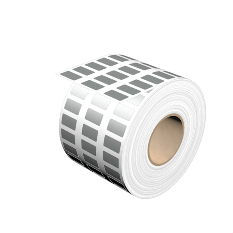 1356500000 - 9x17mm Silver Polyester Device Markers with Acrylate Adhesive