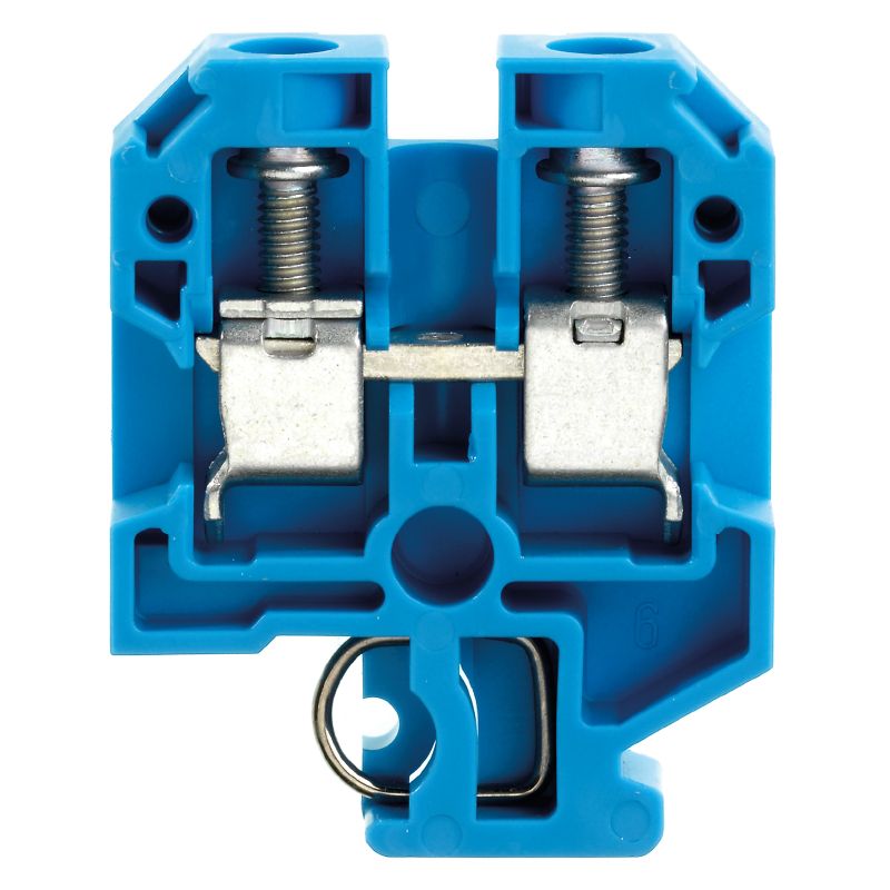 0110080000 - Blue 10mm² Terminal Block, 57A, Screw Connection (Pack of 100)