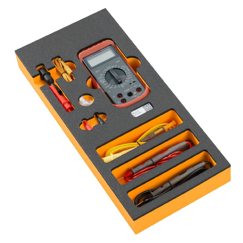 2683880000 - Foam Inlay for Multimeter Tool Chest, Organized Storage