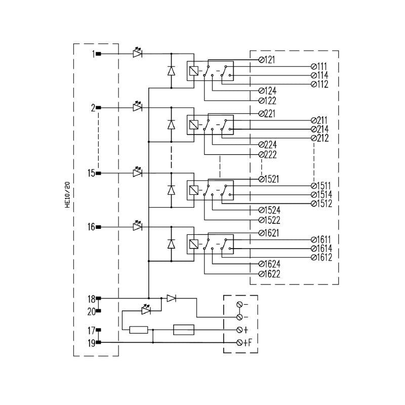 9447160000 - RSM-16 Device, 68mm x 109mm x 263mm, RoHS Compliant