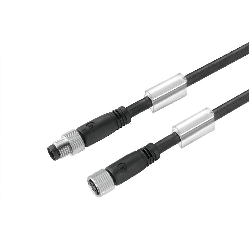 1824570070 - 0.7m M8 to M8 Sensor/Actuator Connector, 3-Pole, PUR