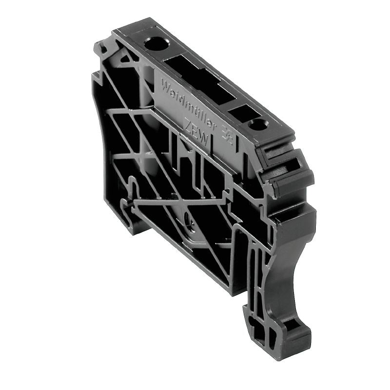 1162610000 - Black Snap-On End Bracket for TS 35 Rail, -50°C to 100°C (Pack of 20)