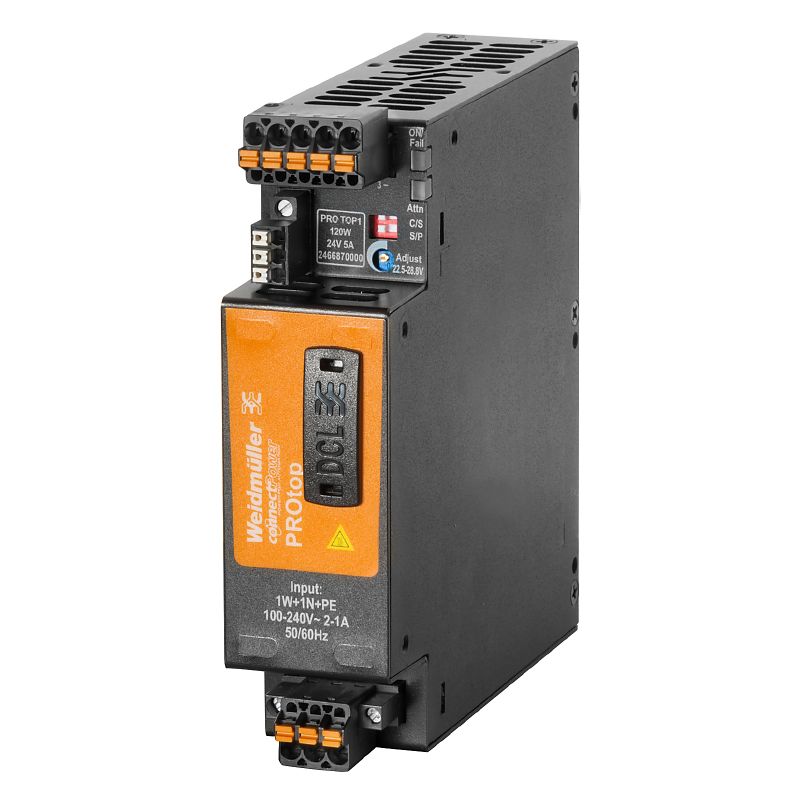 2466870000 - 120W Compact 24V Power Supply with Surge Protection