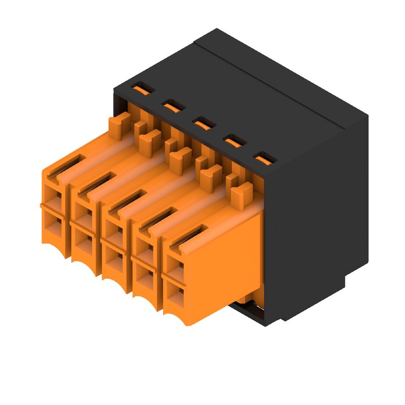 1394790000 - 3.50mm 10-Pole Female PCB Connector with Tension-Clamp (Pack of 102)