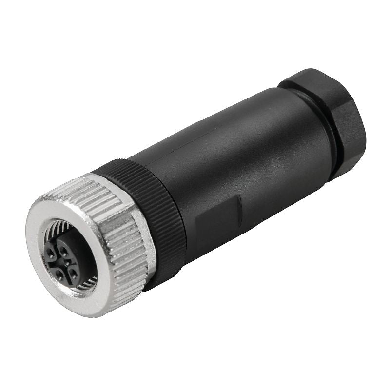 2736560000 - IP67 M12 Connector, 8 Poles, 8-10mm Cable Diameter