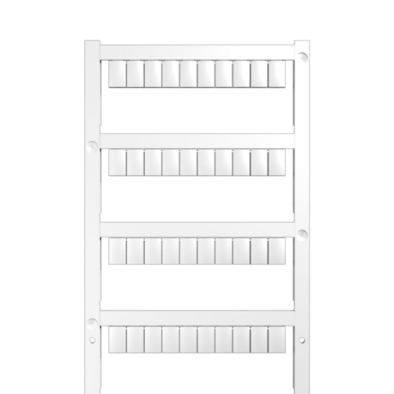 1716820000 - White 9x6mm Terminal Marker for Woertz Systems (Pack of 400)