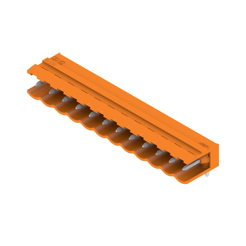 1571110000 - 12-Pole 5.00mm Male PCB Connector with 90° Angle (Pack of 50)