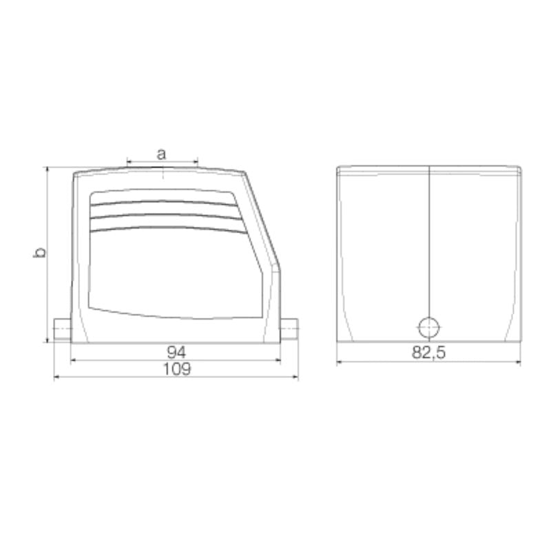 1788560000 - IP65 Cable Entry Housing with M32 Dimensions