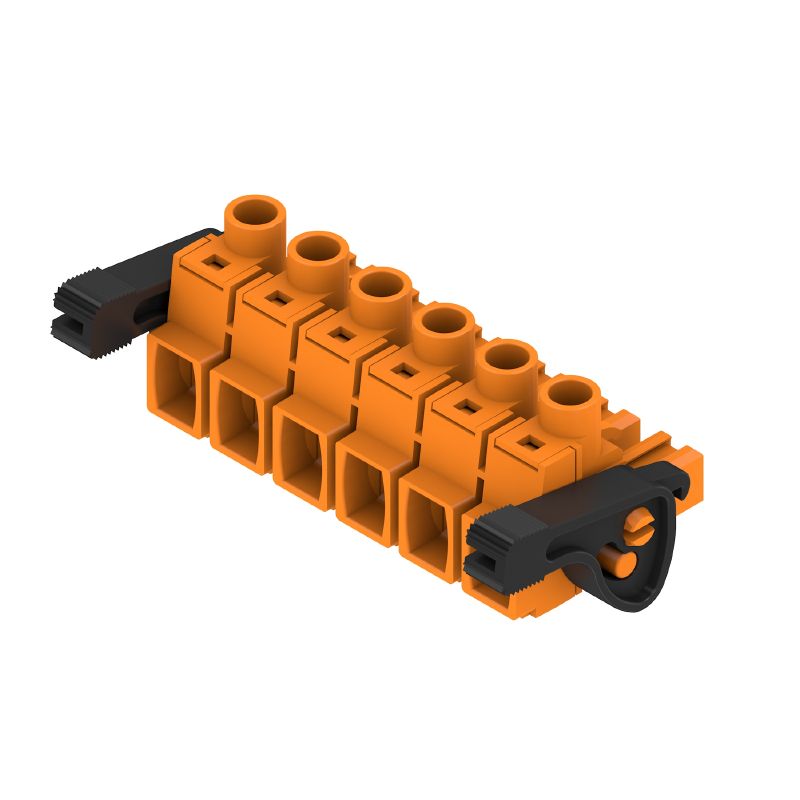 1164870000 - 7.62mm Female PCB Connector, 6 Poles, 180° Clamping (Pack of 25)