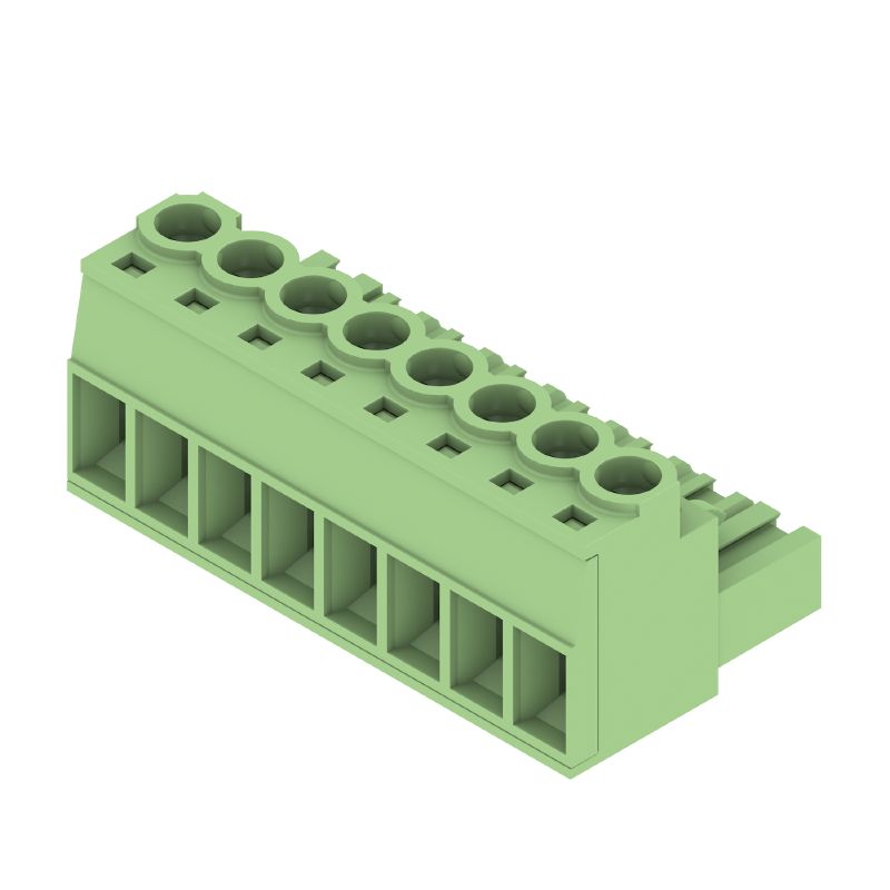 1205030000 - 5mm Pitch Female Plug Connector, 8 Poles, 180° Orientation (Pack of 42)